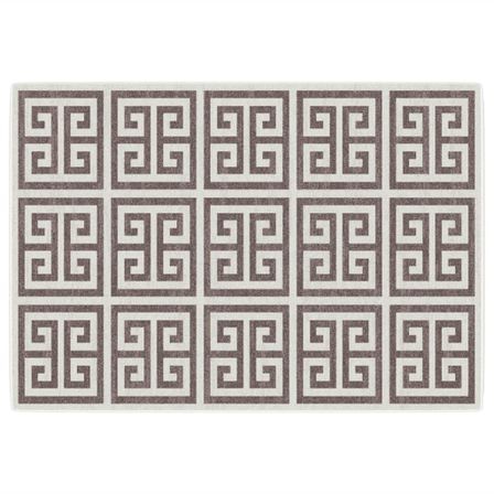 Tapis intérieur extérieur à poils courts 160x230cm antidérapant