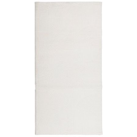 Tapis IZA poils courts style scandinave crème 100x200 cm