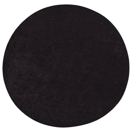Tapis lavable antidérapant φ120 cm Anthracite