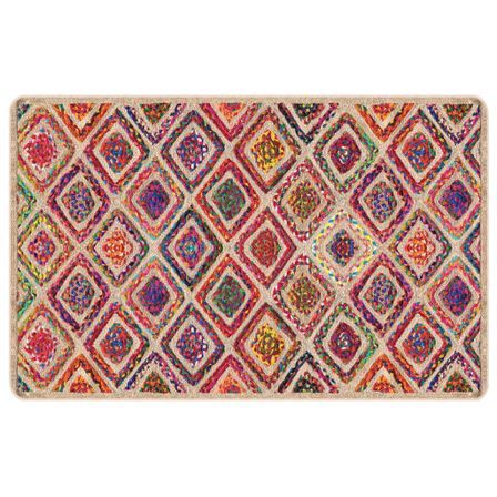 Tapis lavable multicolore 190x300 cm antidérapant