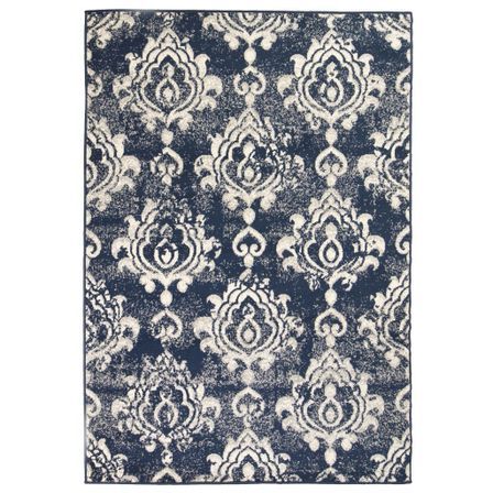 Tapis moderne Design de cachemire 160 x 230 cm Beige / Bleu