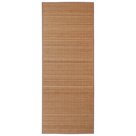 Tapis rectangulaire Marron Bambou 120 x 180 cm