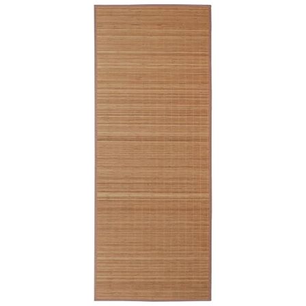 Tapis rectangulaire Marron Bambou 150 x 200 cm