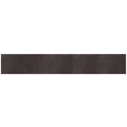 Tapis rectangulaire marron foncé 80x500 cm bambou