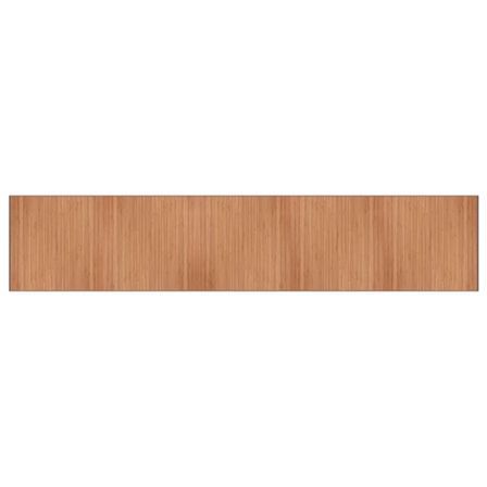 Tapis rectangulaire naturel 100x1000 cm bambou