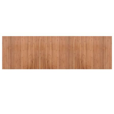 Tapis rectangulaire naturel 60x200 cm bambou