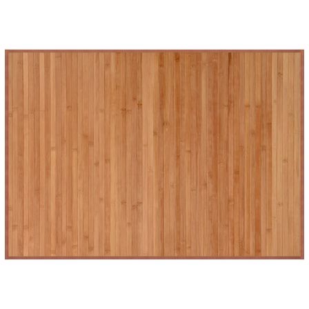 Tapis rectangulaire naturel 70x100 cm bambou