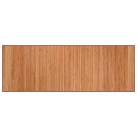 Tapis rectangulaire naturel 70x200 cm bambou