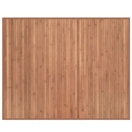 Tapis rectangulaire naturel 80x100 cm bambou