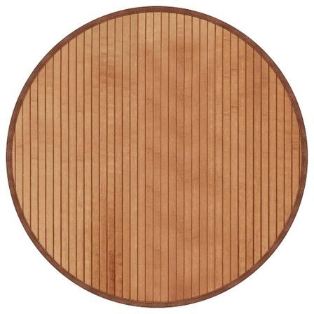 Tapis rond naturel 60 cm bambou