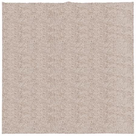 Tapis shaggy à poils longs moderne beige 160x160 cm