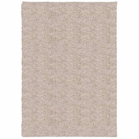Tapis shaggy à poils longs moderne beige 160x230 cm