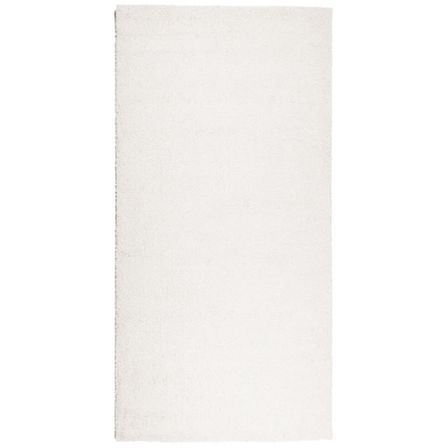 Tapis shaggy à poils longs moderne crème 100x200 cm