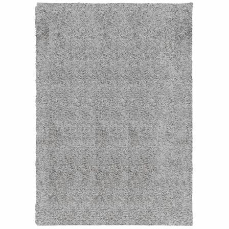 Tapis shaggy à poils longs moderne gris 160x230 cm