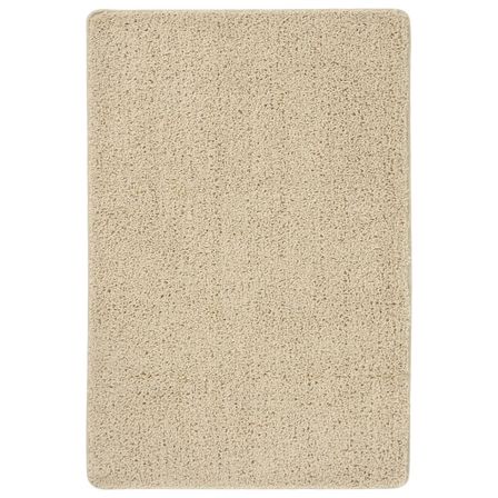 Tapis shaggy antidérapant Crème 140x200 cm