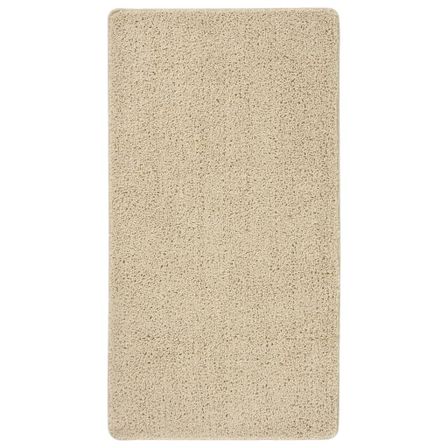 Tapis shaggy antidérapant Crème 80x150 cm