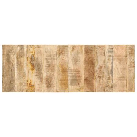 Tête de lit 140 cm bois de manguier brut massif