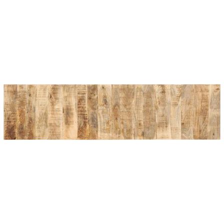 Tête de lit 200 cm bois de manguier brut massif