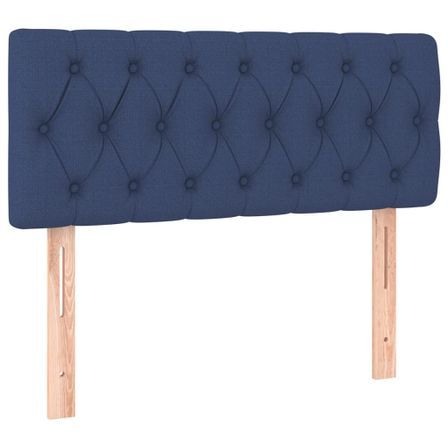 Tête de lit à LED Bleu 90x7x78/88 cm Tissu