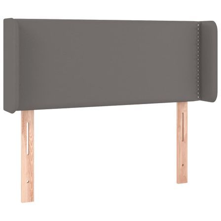 Tête de lit à LED Gris 103x16x78/88 cm Similicuir