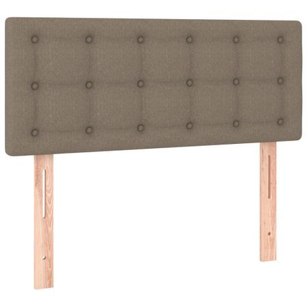 Tête de lit à LED Taupe 80x5x78/88 cm Tissu
