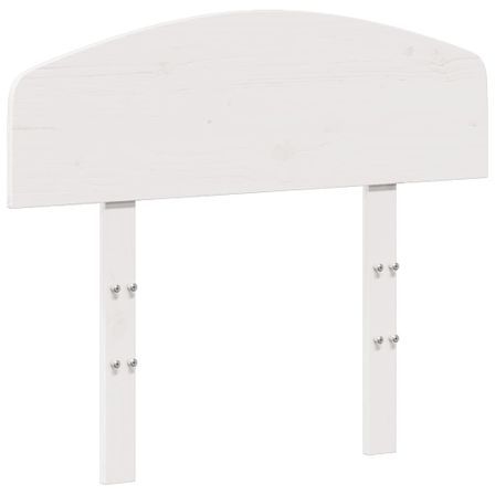 Tête de lit blanc 100 cm bois massif de pin