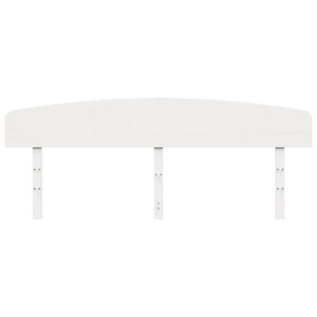 Tête de lit blanc 180 cm bois massif de pin