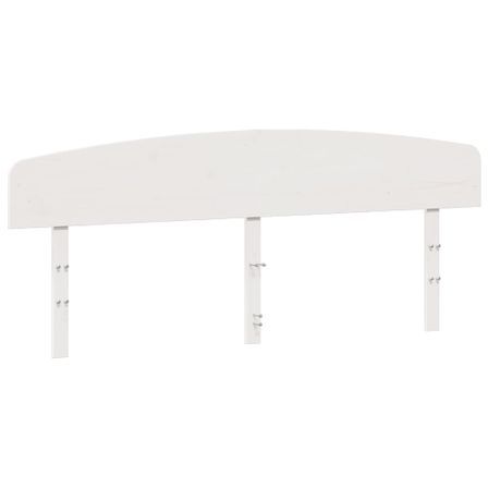 Tête de lit blanc 200 cm bois massif de pin