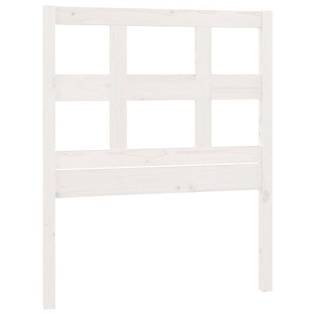 Tête de lit Blanc 80,5x4x100 cm Bois massif de pin