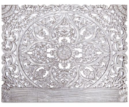 Tête de lit bois argenté Siera 180 cm