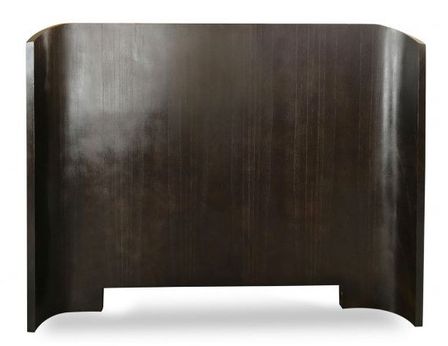 Tête de lit bois massif foncé Mannuva 1470 cm