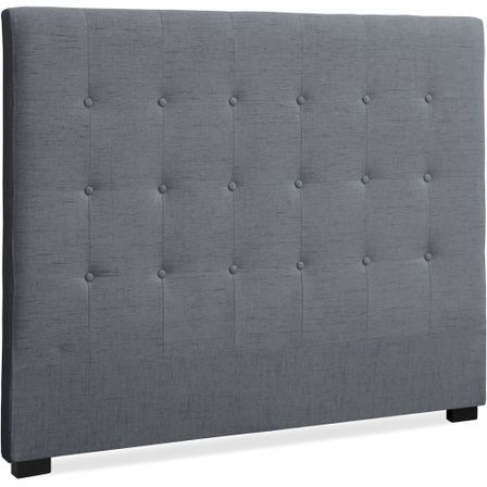Tête de lit capitonnée Tissu Gris 140 Luxa