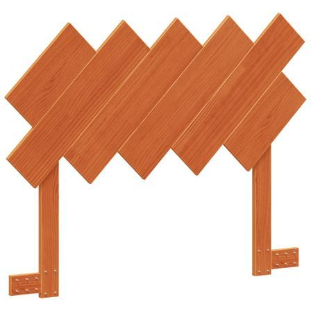 Tête de lit marron 100 cm bois massif de pin