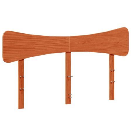 Tête de lit cire marron 160 cm bois massif de pin