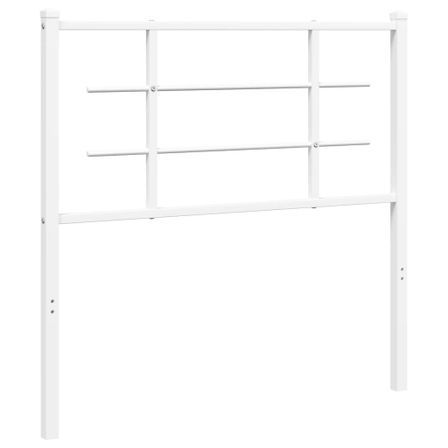 Tête de lit métal blanc 100 cm