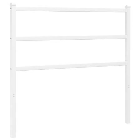 Tête de lit métal blanc 100 cm
