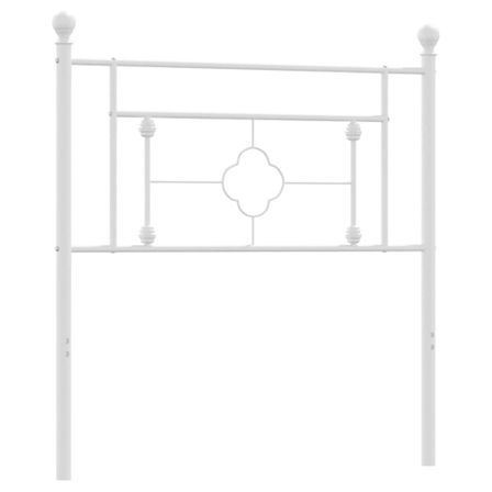 Tête de lit métal blanc 100 cm