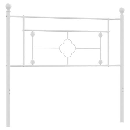 Tête de lit métal blanc 100 cm