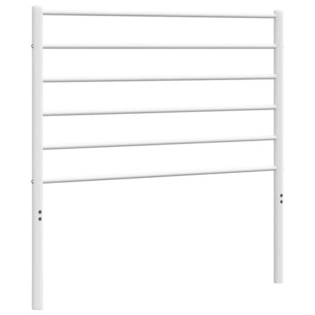 Tête de lit métal blanc 100 cm