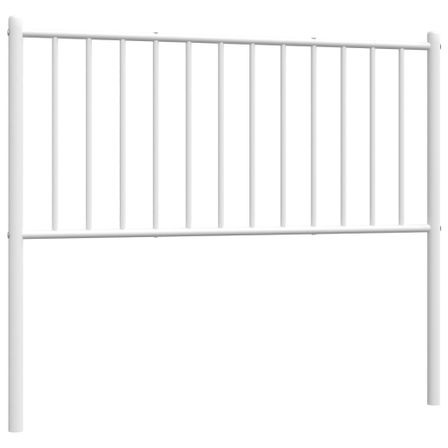 Tête de lit métal blanc 100 cm