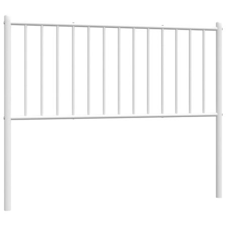 Tête de lit métal blanc 100 cm