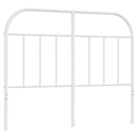 Tête de lit métal blanc 120 cm