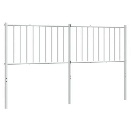 Tête de lit métal blanc 150 cm
