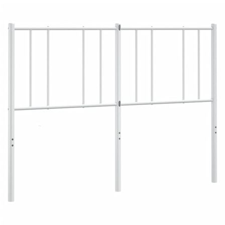 Tête de lit métal blanc 160 cm