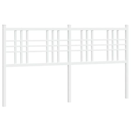 Tête de lit métal blanc 160 cm