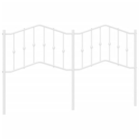 Tête de lit métal blanc 180 cm