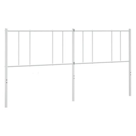 Tête de lit métal blanc 180 cm