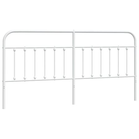 Tête de lit métal blanc 193 cm