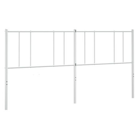 Tête de lit métal blanc 193 cm