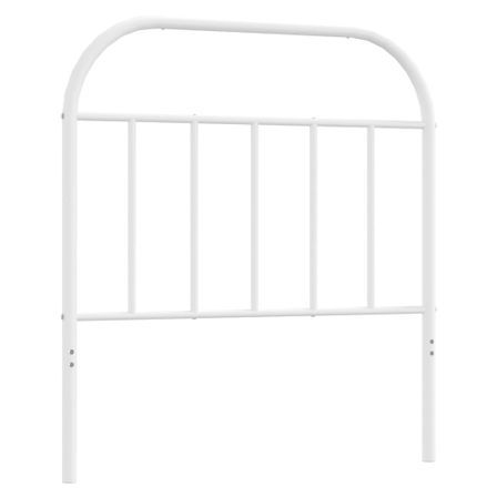 Tête de lit métal blanc 80 cm